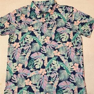 Chubbies Leafy Paradise Polo Shirt